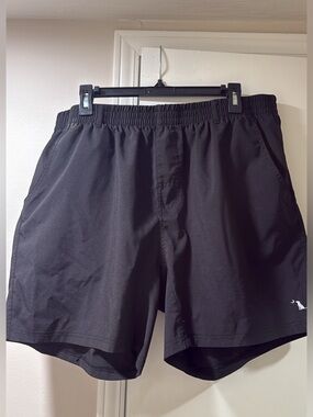 Local Boy Outfitters Black Athletic Shorts with 6” Inseam and Pockets